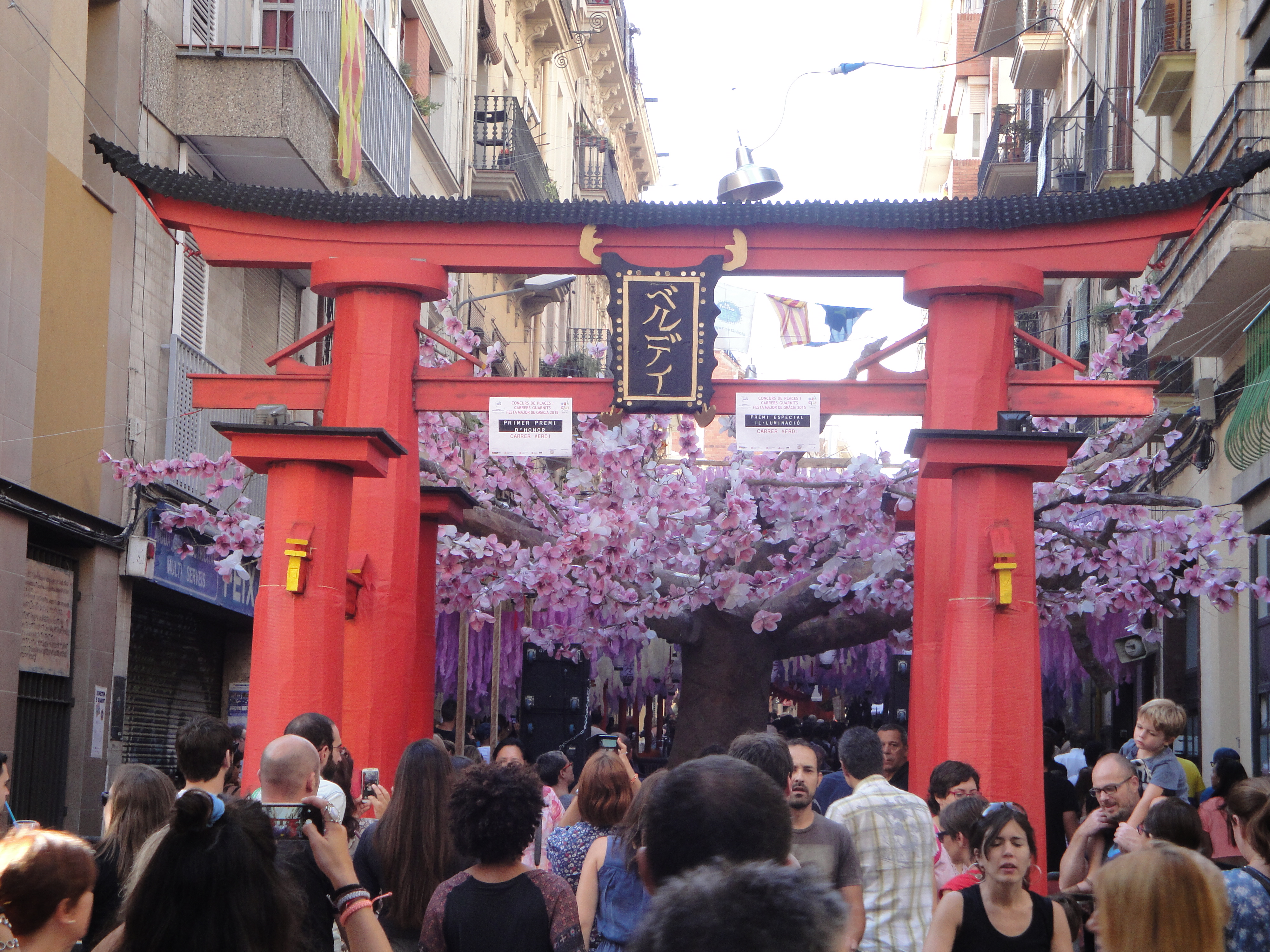 Carrer Verdi, ganador de las fiestas de Gracia 2015