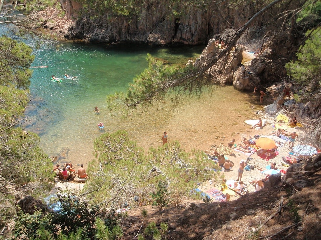 Aigua Xelida, Tamariu. Mejores playas Cataluña, best beaches Catalonia