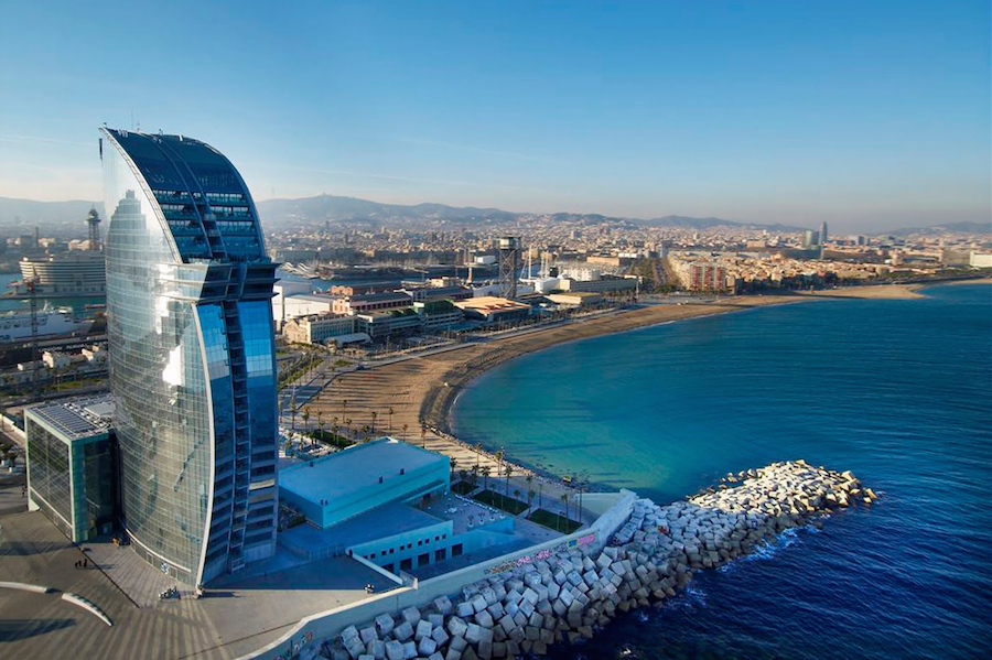 Mejores playas de Barcelona. Playa Barcelona Hotel Wella