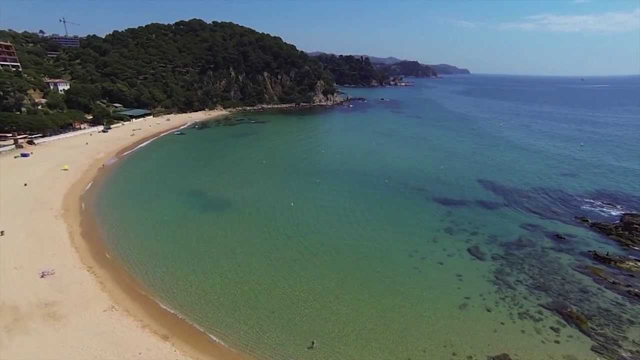 Playa Lloret de Mar. Lloret deMar beaches. Best beaches Catalonia, mejores playas de Cataluña 