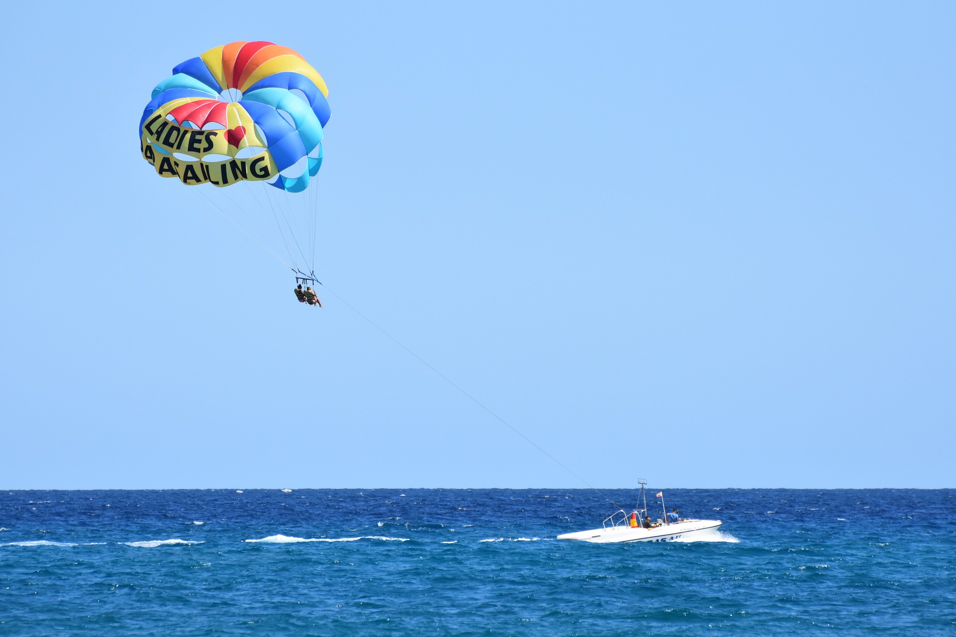 parasailing - Barcelona des del aire