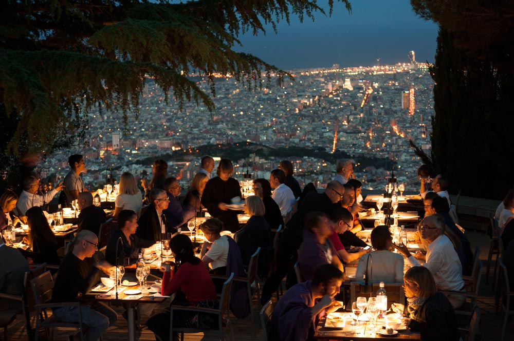 cena con estrellas observatori fabra