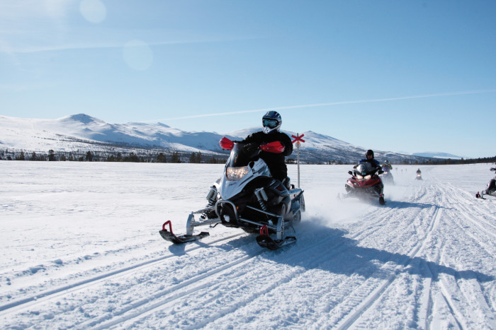 motos de nieve