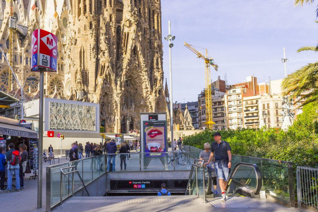Metro Sagrada Familia, Barcelona