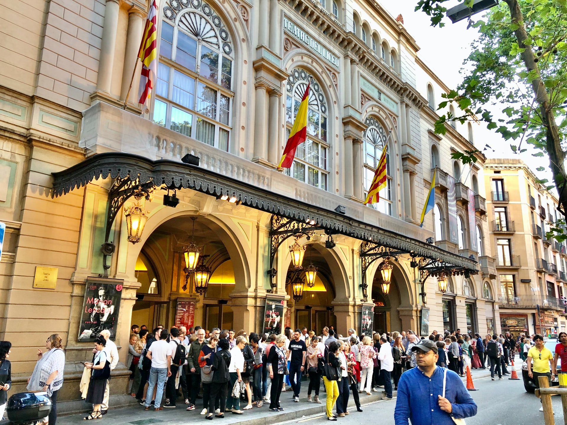 Fachada Teatro Liceu Barcelona