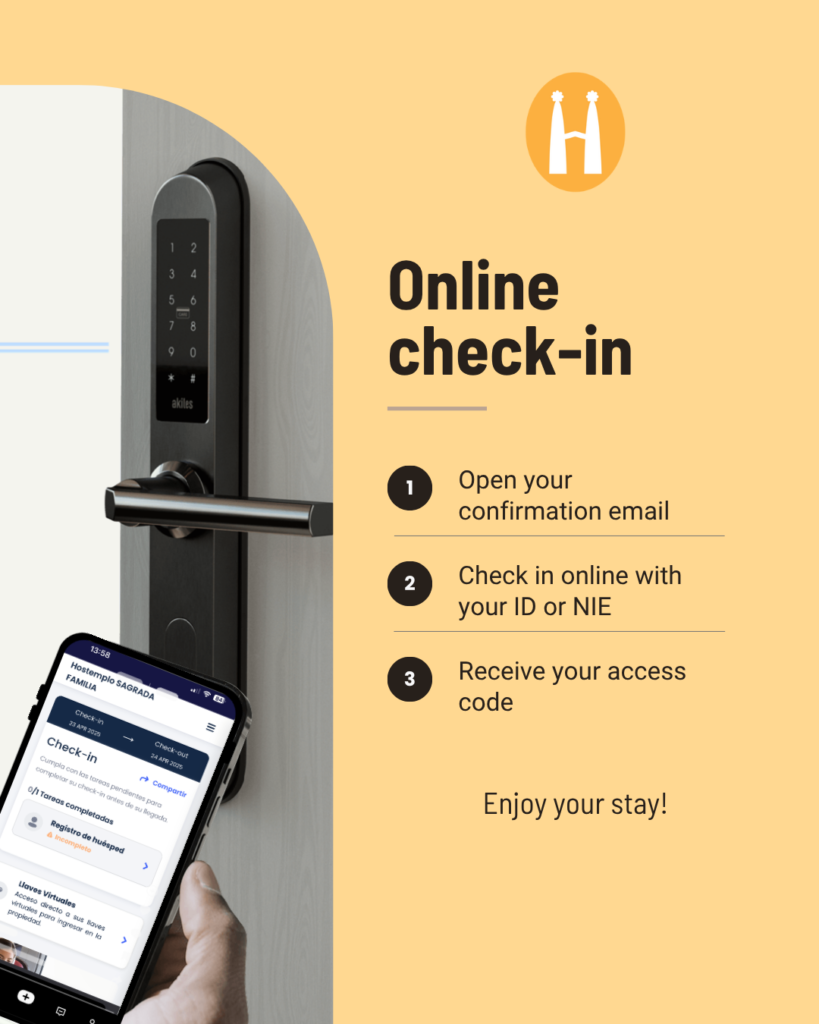 Hostemplo check-in online