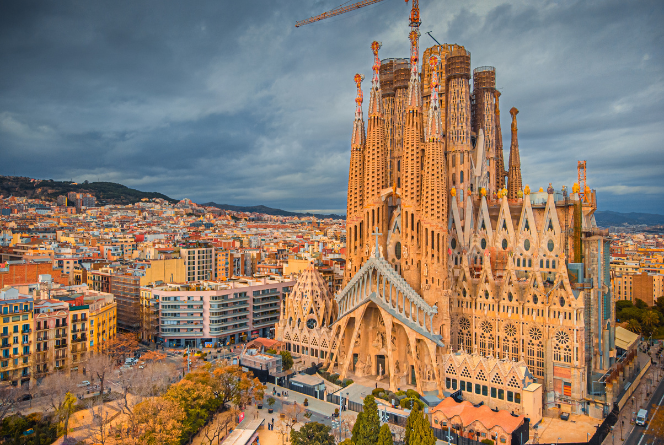 sagrada familia lluvia