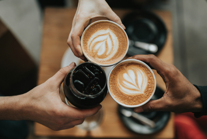 lluvia barcelona cafe